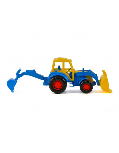 Polesie Tractor met Voorlader Blauw