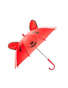Vrolijke Dieren Paraplu - Rood