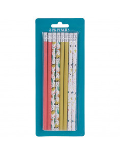 Potlood Met Gum 8 Stuks Dino