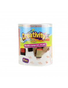 16st. houten stempels+inktkussen Love