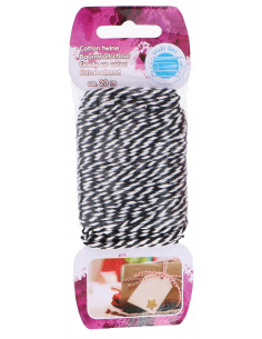 Katoendraad 20 Meter Zwart