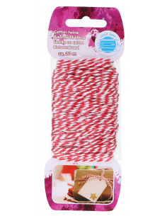 Katoendraad 20 Meter Rood