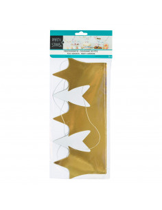 Feestkroontjes Goud, 5st.