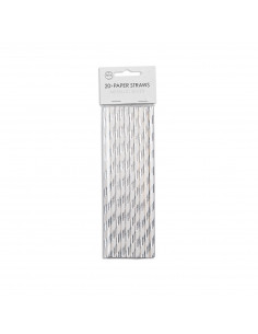 Papieren Rietjes 20cm 20...