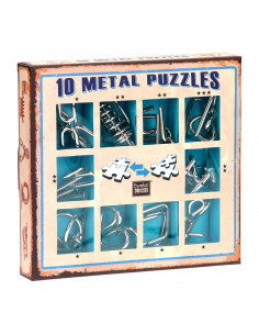 Breinpuzzelset Blauw, 10st.