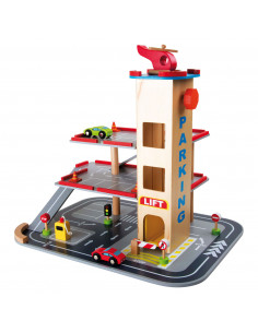 Houten Parkeergarage met...