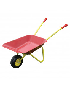 Metalen Kruiwagen - Rood