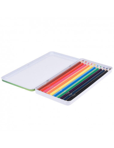 Kleurpotloden 10 Stuks In Blik