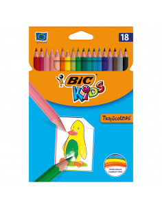 BIC Kids Tropicolors, 18st.