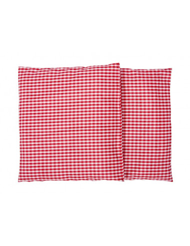 Rood geruit dekentje