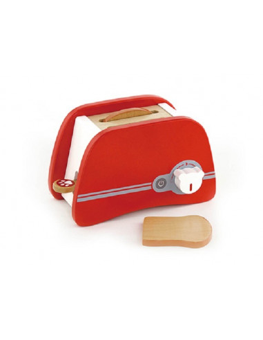 Houten Broodrooster Rood
