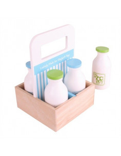 BigJigs houten Melkkratje