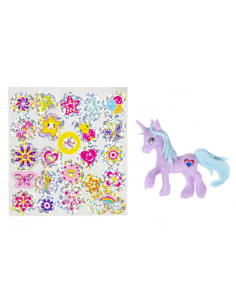 Eenhoorn met stickers in Zakje