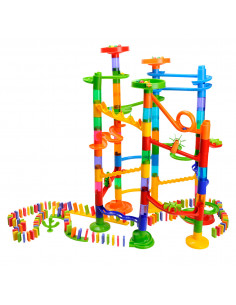 Knikkerbaan met Domino,...