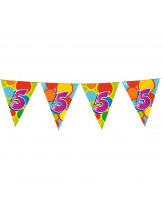 Vlaggenlijn 5 Jaar, 10mtr.