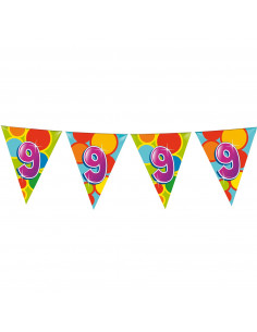 Vlaggenlijn 9 Jaar, 10mtr.