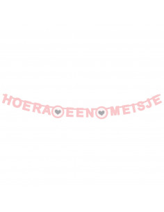 Letterguirlande - Hoera een...