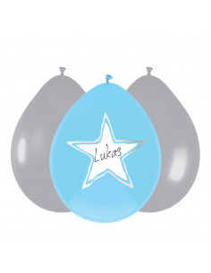 Ballonnen Baby Jongen, 6st.