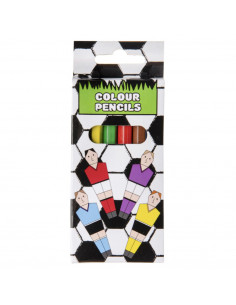 Kleurpotloden Voetbal, 6st.