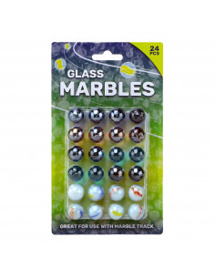 Knikkerbaan Knikkers op...