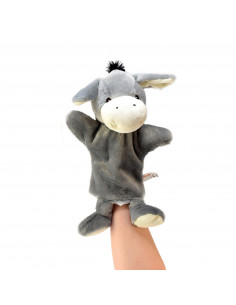 Pluchen Handpop - Ezel