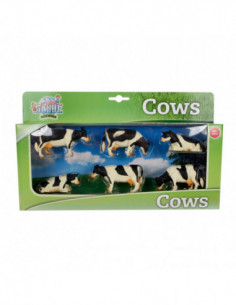 Kids Globe Koeien 1:32, 6st.