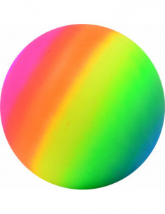 Regenboogbal Rubber 20 Cm