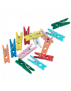 Mini Wasknijpers Gekleurd...