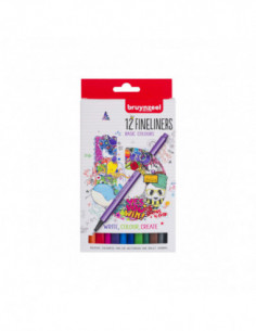 Bruynzeel Fineliners, 12st.