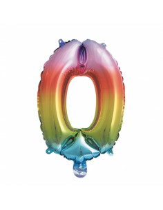 Folieballon Cijfer 0 40cm...
