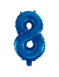 Folieballon Cijfer 8 40cm...