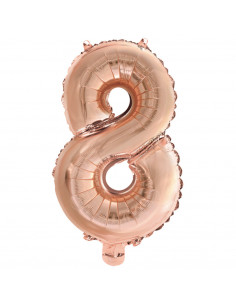 Folieballon Cijfer 8 40cm...