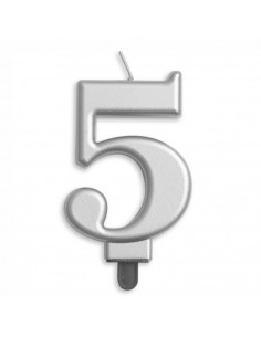 Nummer Kaars Metallic...