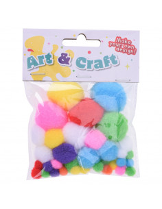 Gekleurde Pompons