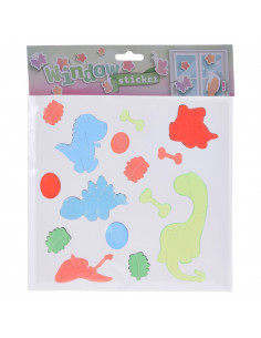 Gel Raamstickers Dino