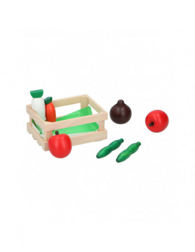 Houten Kistje met Groenten