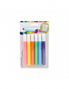 Textielstiften Tropical 6st.