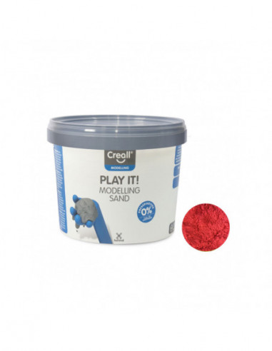 Creall Play It Speelzand Rood 750gr.