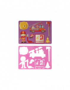 Tekensjabloon Brandweer...