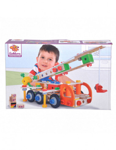 Eichhorn Constructor 4in1 Kraanwagen...