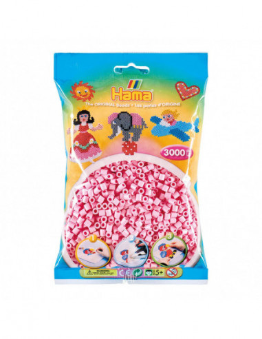 Hama Strijkkralen - Pastel Roze (95)...