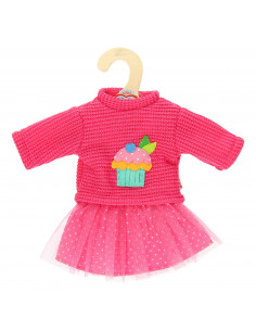 Poppen Pullover met Rok...