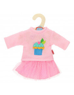 Poppen Pullover met Rok...