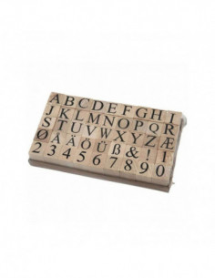 Houten Stempelset 45dlg.