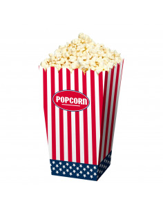 Popcornbakje USA, 4st.