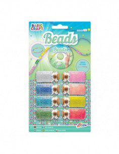 Decoratie Sierkralen 8 flesjes