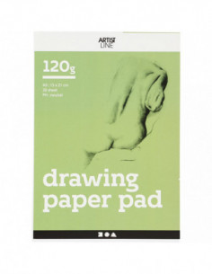 Tekenblok Wit A5 120gr 30...