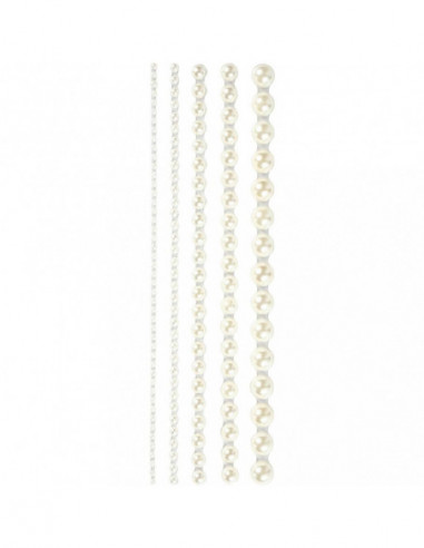 Halve Plakparels Wit 2-8mm 140st.