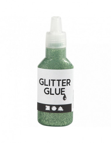 Glitterlijm Groen 25ml
