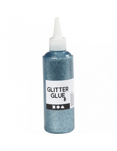 Glitterlijm Lichtblauw 118ml